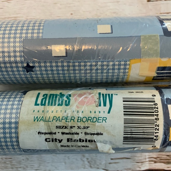 Lamb & Ivy CITY BABIES Wallpaper Border NEW (2) - Picture 2 of 2